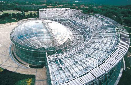 北京植物園1.2萬平方米展覽溫室工程（1998年）